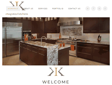 Tablet Screenshot of integratedkitchens.com